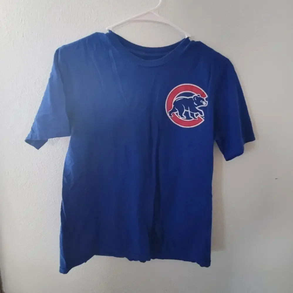 Majestic chicago cubs t-shirt size extra large baseball mlb youth boys g…